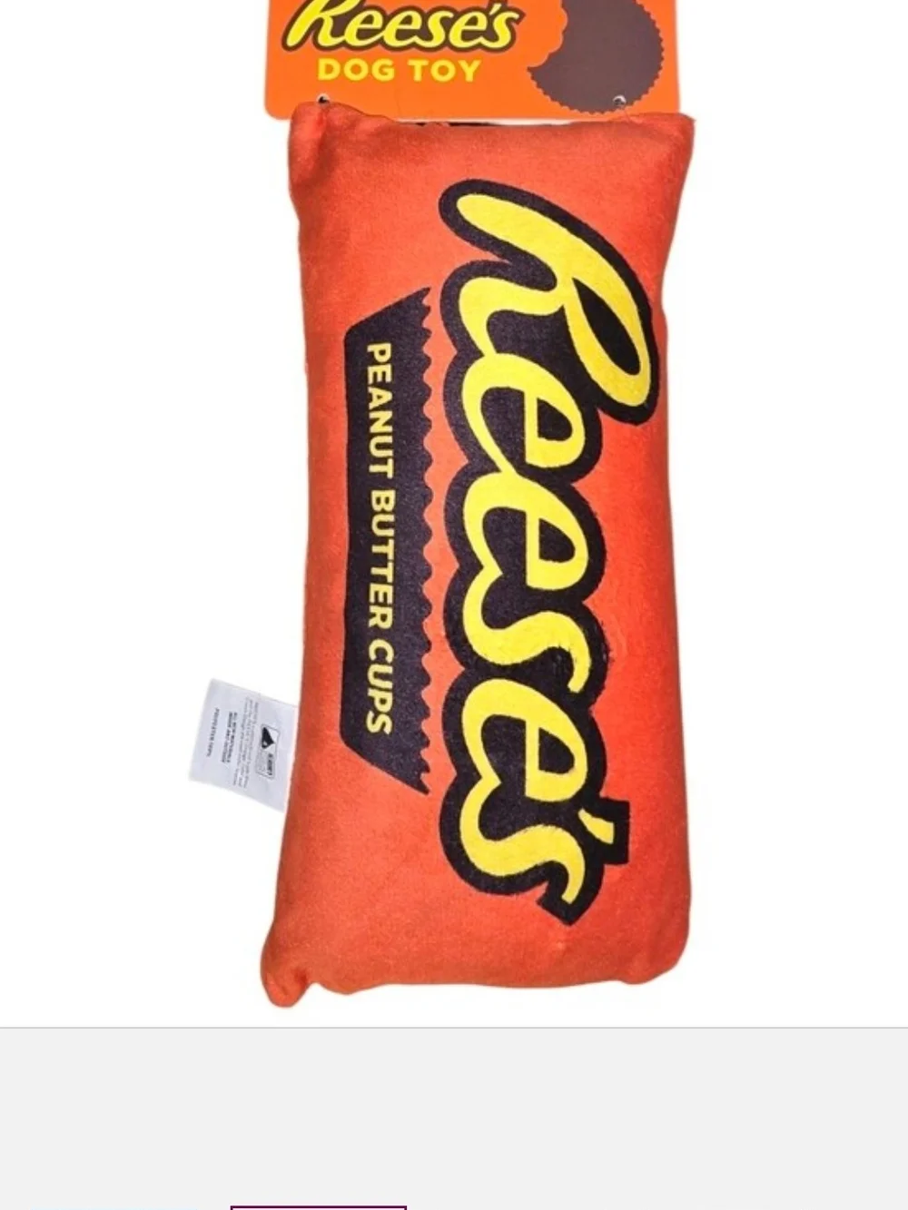 dogs toy orange plush